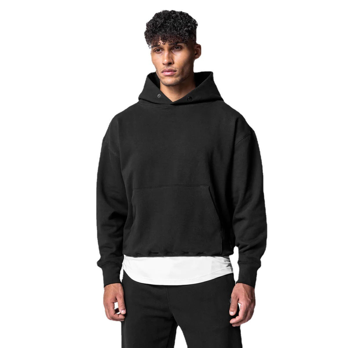 Men's Thick Cotton Hoodies Training Sets