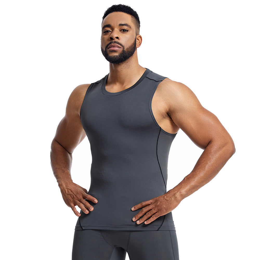 Men's Tight Bottoming Sleeveless Workout